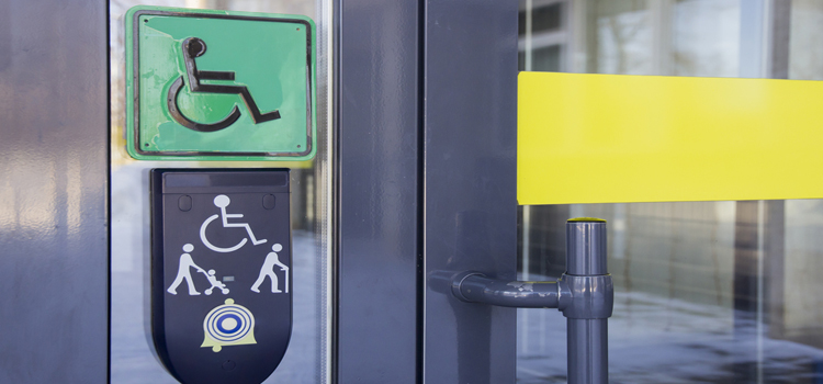 automatic handicap door opener in Home Gardens