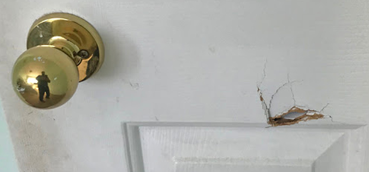 interior door hole repair Home Gardens